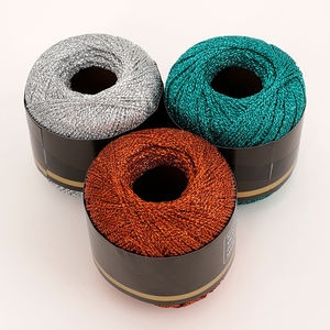 Cordon métallique argenté doré de 2mm, fil rond étincelant pour ornements de Noël, fil tressé à la main pour décoration de cadeaux. - Product Image 2