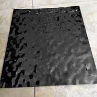 Panneau de plafond décoratif Effet de vague d'eau Feuille d'acier inoxydable 304 Norme ASTM Livraison en 7 jours Soudure Découpe