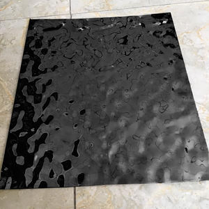 แผ่นเหล็กตกแต่งลายคลื่นน้ำ แผ่นเหล็กกล้าไร้สนิม 304 แบบตอกลาย แผ่นสแตนเลส ASTM ภายใน 7 วัน T Ss Sheet - Product Image 2