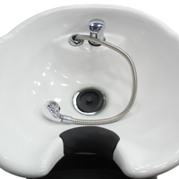Fauteuil de lavage professionnel multifonctionnel portable pour salon de coiffure avec lavabo, directement de l'usine