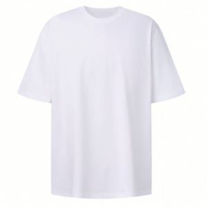 Design High Quality 100% Cotton Oversized Heavy Tshirt Custom Printing Heavyweight T Shirt Plain Blank Men's T-shirt for Unisex - Product Image 2