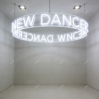 Barre lumineuse LED néon flexible personnalisée en acrylique en forme de cercle pour centre commercial, exposition commerciale, lustre, signalétique