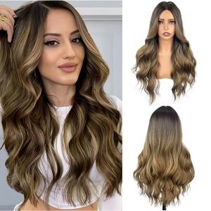 Perruque en cheveux humains à dentelle frontale Body Wave avec mèches pré-épilées, haute définition, sans adhésif, perruque en dentelle complète - Product Image 3