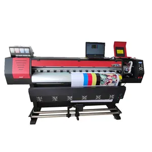 Impresora de inyección de tinta solvente ecológica, 1,3 m, 1,6 m, 1,8 m, 2,5 m, 3,2 m, xp600, cabezal dx5