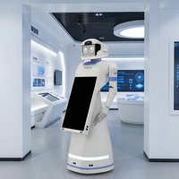 Robot de service IA personnalisable avec interaction vocale intelligente et humanoïde pour la promotion de marque et la réception d'entreprise