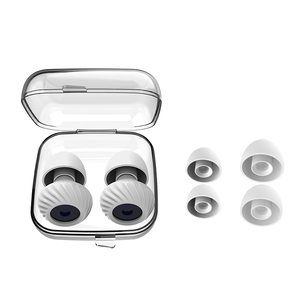 Tapones para los Oídos de Silicona UltraComfy 28db Reutilizables Súper Suaves (Rojo/Negro/Blanco) para Reducción de Ruido <span class=keywords><strong>en</strong></span> <span class=keywords><strong>Conciertos</strong></span>, Fiestas, Trabajo/Estudio/Sueño - Product Image 3