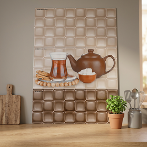 Carreaux muraux en céramique numérique émaillée 300x600mm pour cuisine et hall intérieurs avec fonction pare-feu - Product Image 6