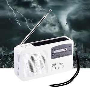 Radio Portátil Alecter APH-SR21 con Manivela y Energía Solar, Luz LED Integrada, Cargador de Emergencia para Teléfono - Product Image 1