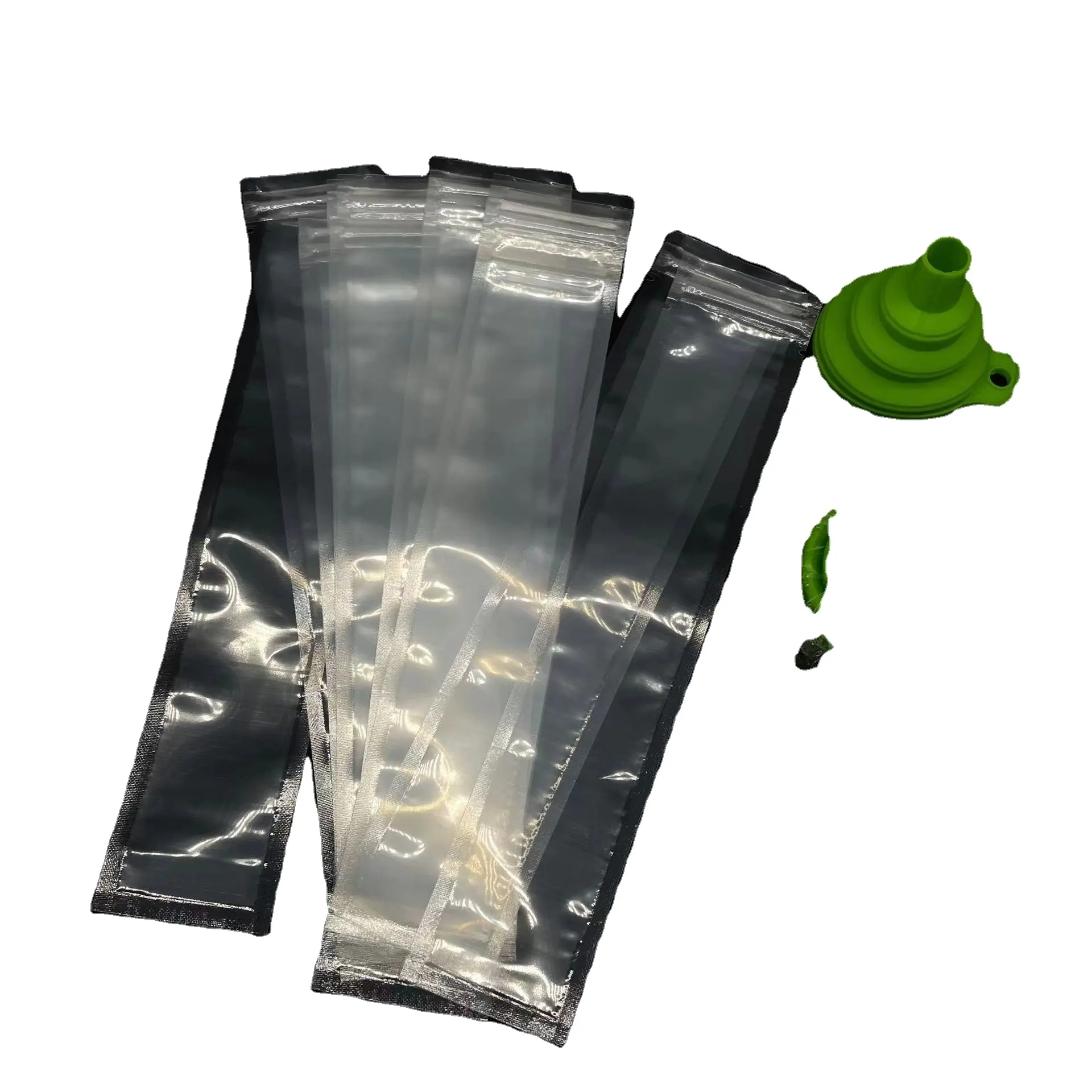 Hot sale customized printed clear transparent plastic biodegradable ziplock popsicle packaging bag