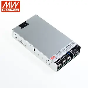 RSP-500-24 Meanwell Switching Power Supply 110V/220V AC 24V DC 21A 504W Active PFC efisiensi Tinggi Perlindungan Penuh CE