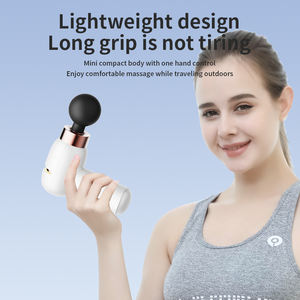 Yixuan <span class=keywords><strong>Mini</strong></span> <span class=keywords><strong>Cute</strong></span> Muscle Massage Gun Masajeador corporal Masajeador de percusión de mano profundo de bolsillo para cuello y piernas - Product Image 2