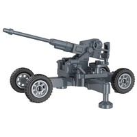 MOC Ensemble de canons anti-aériens à petites particules neutres, armes DIY, obusier, lance-roquettes, jouets militaires