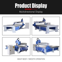 Routeur CNC 4 axes 1325 pour la sculpture 3D sur bois, machine de découpe CNC pour meubles, MDF, acrylique, contreplaqué et métaux