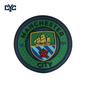 Badge brodé élastique en TPU enduit avec logo du club <span class=keywords><strong>de</strong></span> football Manchester City, thermocollant - Product Image 3