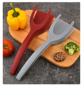 ที่คีบและตะหลิวแบบ 2 in 1 รุ่น Syh1092 สำหรับสเต็ก แพนเค้ก และการทอดอาหาร ขายส่ง - Product Image 4