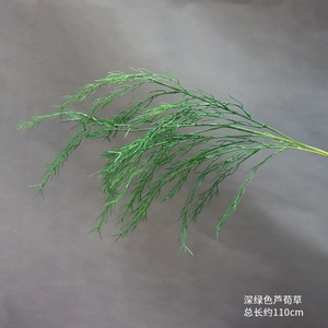 Tanaman Hias Buatan Tangan <span class=keywords><strong>LO</strong></span>-24, Pakis Asparagus Buatan, Daun Hijau Gantung, Tangkai Lentur untuk Dekorasi Pernikahan Boho Bertema Hutan - Product Image 5