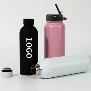 304 40 Oz Eco Double Wall Insulated 2L 128Oz Stainless Steel Water <b>Bottle</b> With Extra Sto - Product Image 6