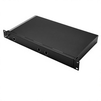 Boîtier rack 1U pour routeur, châssis de serveur, armoire PC, boîtier ATX 19 pouces, enceinte de serveur réseau, fournisseur de tôlerie sur mesure