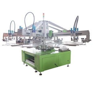 Máquina de Serigrafía Rotativa Automática Multicolor para Camisetas y Ropa, Marca KC, 10 Estaciones, 1000PCS/H, Impresora de Etiquetas - Product Image 2