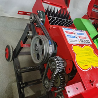 Machine à hacher l'herbe et la paille 8 tonnes/h Électrique Multifonctionnelle Coupe-paille Haute efficacité pour l'alimentation animale
