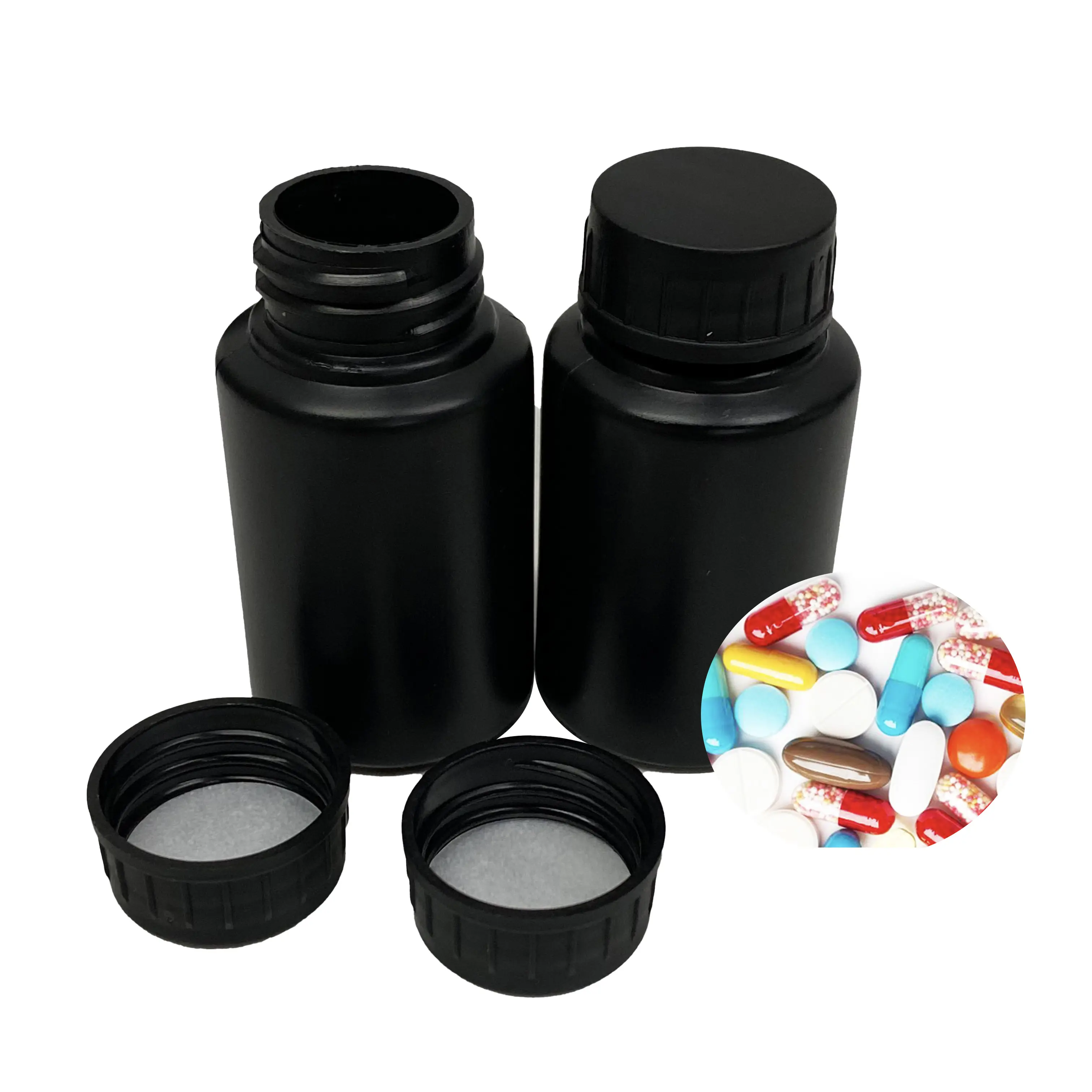 30Ml/50Ml/100Ml/Pet Hdpe Lege Medicijncontainer Pil Flessen Voor Capsules Vitaminen Poeder Verpakking