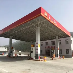 Wholesale Production Space Frame Toll Station Structure Space Frame For Toll Gate