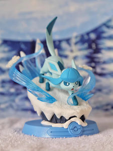Vente en gros de figurines d'anime mignonnes <span class=keywords><strong>Poke</strong></span> Mon Original Aventura Eevee, ornements de bureau brodés à la main, rembourrage en coton PP, pour cadeau d'anniversaire - Product Image 4
