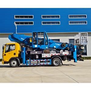 Nuovo Veicolo Aereo Diesel JIUHE con Braccio Diritto per Lavori in Altezza, <span class=keywords><strong>Camion</strong></span> per Operazioni ad Alta Quota 12m/16m/20m/25m/28m/32m/38m/45m/55m con <span class=keywords><strong>Cestello</strong></span> di Sollevamento - Product Image 1
