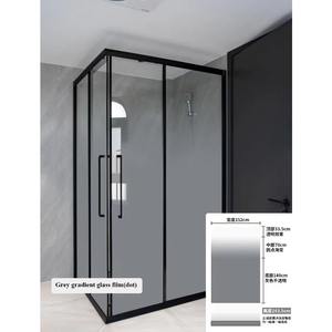 Película para Ventanas con Degradado Unidireccional Semi-Privacidad, Tinte de Vidrio con Puntos Blancos en Degradado, Película Decorativa Autoadhesiva para el Hogar y la Oficina - Product Image 2