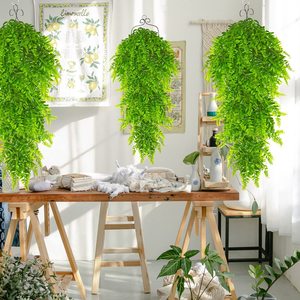 Mimi Artificial Hanging Persian Grass Vines Greenery <b>Wall</b> <b>Decor</b> For Wedding Office Decoration - Product Image 1