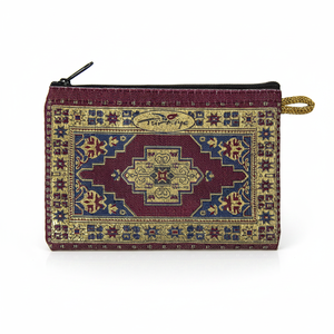 Turkish Woven Wallet - Coin Purse With Persian Carpet - Rug Design. Made in Turkey... From Turkey - Product Image 2