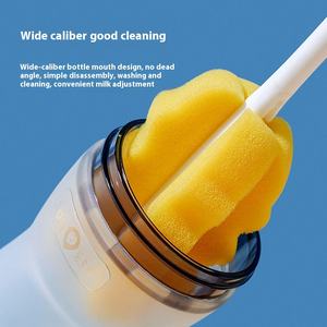 Biberon <span class=keywords><strong>Nouveau</strong></span>-<span class=keywords><strong>né</strong></span> en Silicone et PP à Large Col Anti-Coliques et de Sevrage du Lait Maternel - Product Image 6