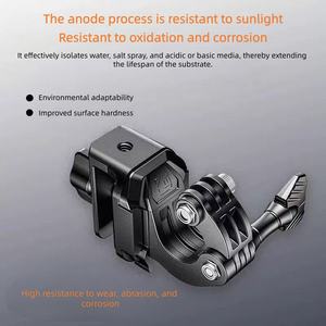 Support de caméra de sport Kewig Insta 360 pour moto, support de caméra pour pare-brise, support de caméra d'action à dégagement rapide pour GoPro <span class=keywords><strong>DJI</strong></span> - Product Image 4