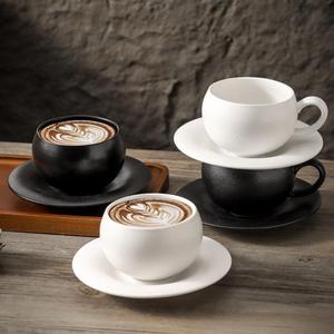 Nouvelle tasse en céramique ronde en forme d'œuf, style célébrité, grande capacité, design attrayant, grande tasse ventrue, pour la rentrée scolaire, avec plateau - Product Image 3