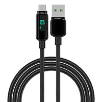 Factory Oem Odm Usb C Power Led Display Usb Tipo C Cable Carga rápida Cable de datos del teléfono móvil