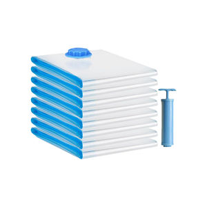 Juego de Bolsas de Vacío para Ropa de Viaje de la Mejor Calidad, Ahorro de Espacio, Bolsas de Almacenamiento al Vacío Transparentes, Bolsa Comprimida al Vacío - Product Image 1