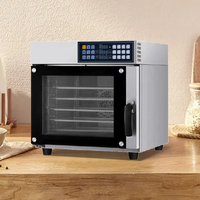 Four à vapeur électrique multifonctionnel 60L/120L grande capacité pour poulet Four à pizza pour pain et gâteau Four à vapeur tout-en-un