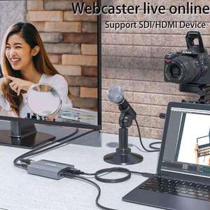 Dongle USB 3.0 SDI per Scheda di Acquisizione Video 1080P 60fps con Doppio Ingresso e Switcher per Telecamere Mediche, Laptop e Trasmissioni Live - Product Image 5