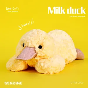 Peluche Ufficiale Dudu Milk Bear 31cm-50cm, Cuscino da Letto Unisex per Adulti e Ragazzi (14+), Imbottito in Cotone PP, Prodotto in Cina - Product Image 4