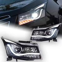 Feux de voiture pour Chevrolet Cruze, projecteur de phare, lentille 2009-2016, Holden Signal Head Lamp, phares LED, accessoires automobiles