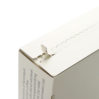 Boîte cadeau personnalisée en papier kraft écologique réutilisable, matériau carton, gaufrage à chaud, pelliculage brillant, expédition
