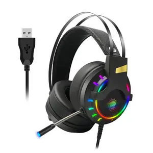 K3 Вибрация RGB игровая 7,1 стереогарнитура 3D звук бас USB наушники