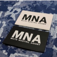 Patch de chapeau rectangulaire personnalisé fait main avec logo, imprimé en 3D, en PVC et strass, style à coudre