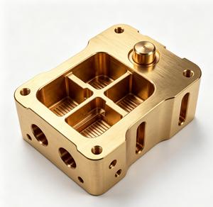 Prototipo de mecanizado CNC personalizado para piezas metálicas como cobre y latón - Product Image 3