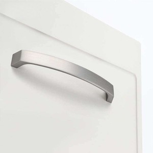 Modern Curved Brushed Aluminum Cabinet Handles Minimalist Drawer Pulls for Kitchen Cabinets Wardrobes Closets - Product Image 4