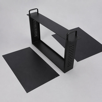 Penawaran Jangka Panjang Pabrik Cina, Kotak Instrumen Elektronik Besi Hitam IP55 88x482.6x250 19 Inch 2U Rack Case Harga Pabrik