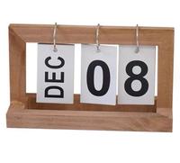 Calendrier de bureau en bois minimaliste moderne pour chambre à coucher, décoration de bureau, petits ornements décoratifs