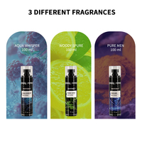 Eau de Cologne pour homme de haute qualité, parfum boisé longue durée, pour le sport, parfum léger et sauvage, en gros, en stock, vaporisateur