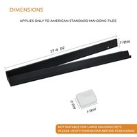 Supports de Mahjong pliables modernes de luxe en acrylique avec pousseurs magnétiques, ensemble de supports de tuiles américaines, accessoires de jeu de table