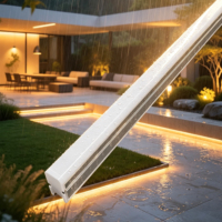 Luz Lineal LED de Alta Luminosidad IP66 con Carcasa de Aluminio a Prueba de Agua, DC24V, para Decoración de Edificios en Exteriores